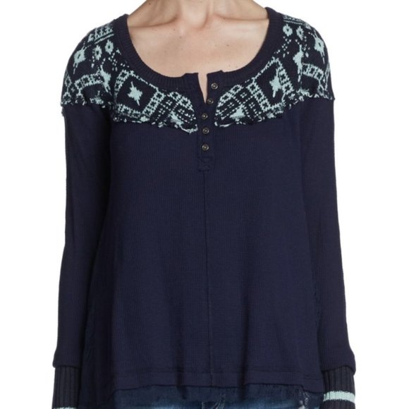 NWT Free People Cabin In The Woods Thermal - Picture 1 of 7